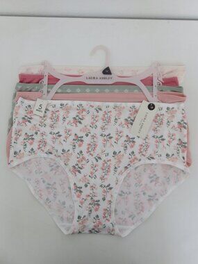 (#134) Laura Ashley Soft 5 piece set Briefs Panties Size 1X